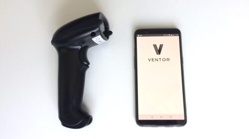 How to use a barcode reader with the Ventor app