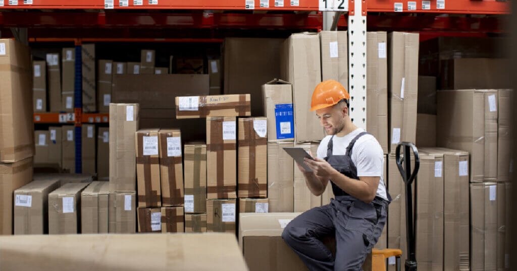 warehouse picking area